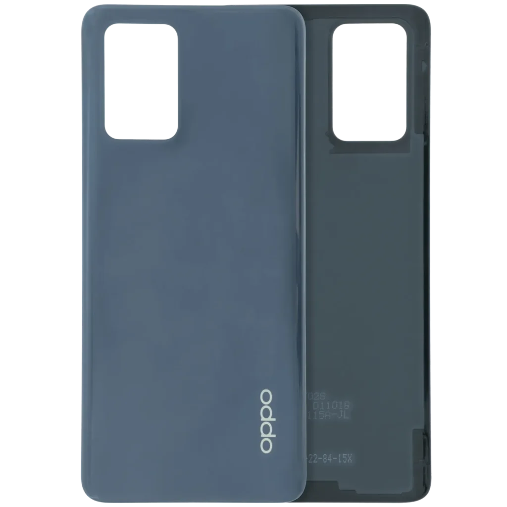Back Cover Glass Without Camera Lens For OPPO A74 4G (Genuine) (Black)