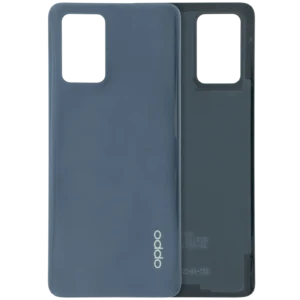 Back Cover Glass Without Camera Lens For OPPO A74 4G (Genuine) (Black)