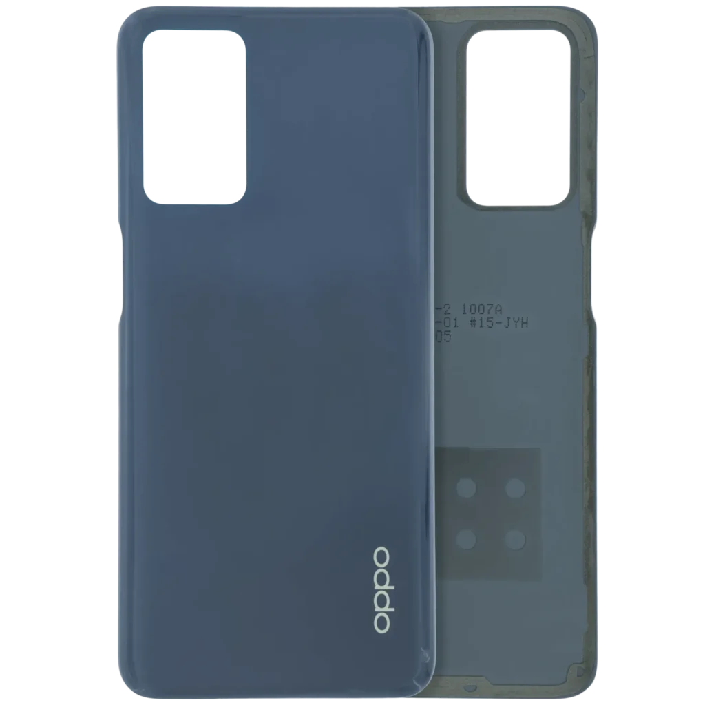 Back Cover Glass Without Camera Lens For OPPO A16s (Genuine) (Black)