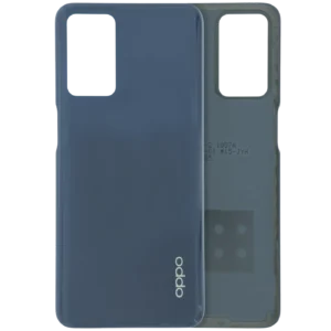 Back Cover Glass Without Camera Lens For OPPO A16s (Genuine) (Black)