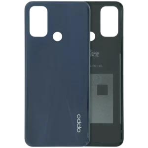 Back Cover Glass Without Camera Lens For OPPO A53s CPH2135 (Genuine) (Black)