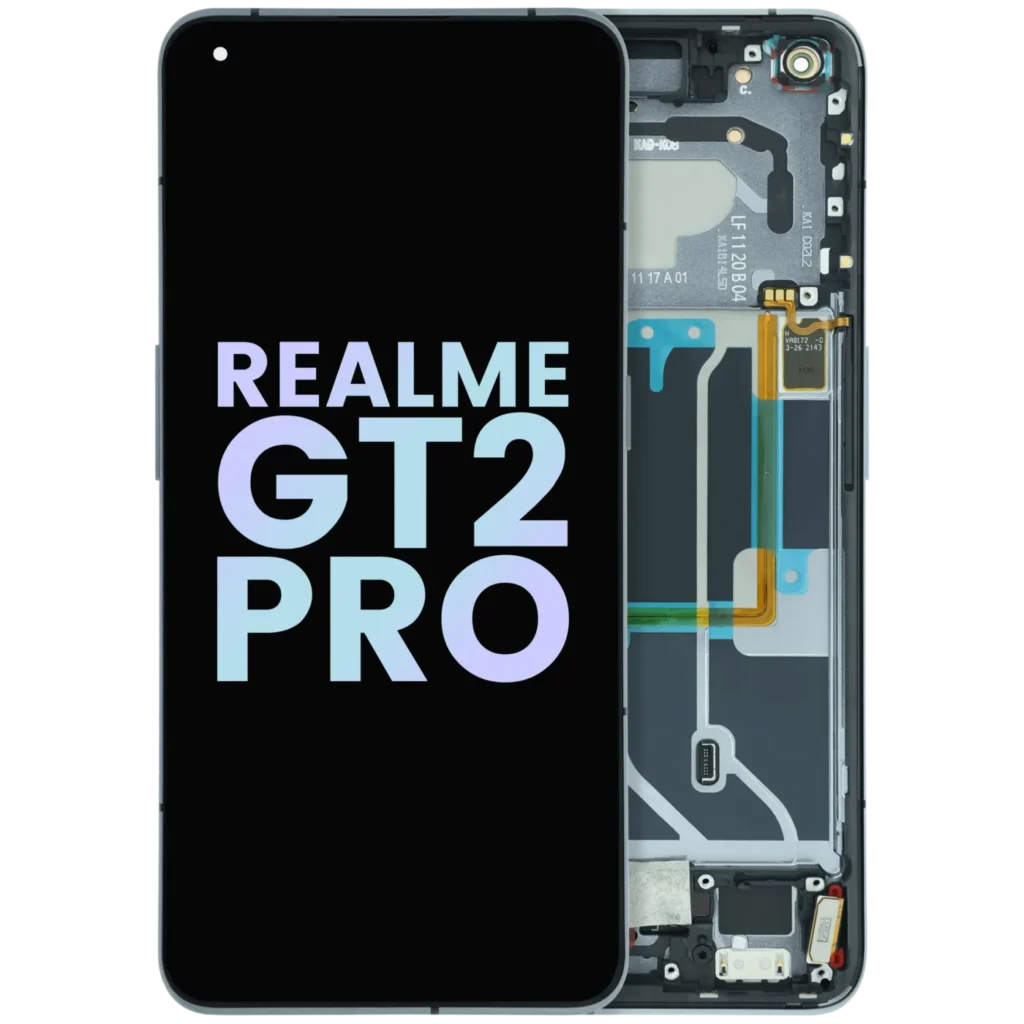 OLED Assembly With Frame For Realme GT2 Pro (Genuine) (Black)