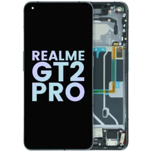 OLED Assembly With Frame For Realme GT2 Pro (Genuine) (Black)