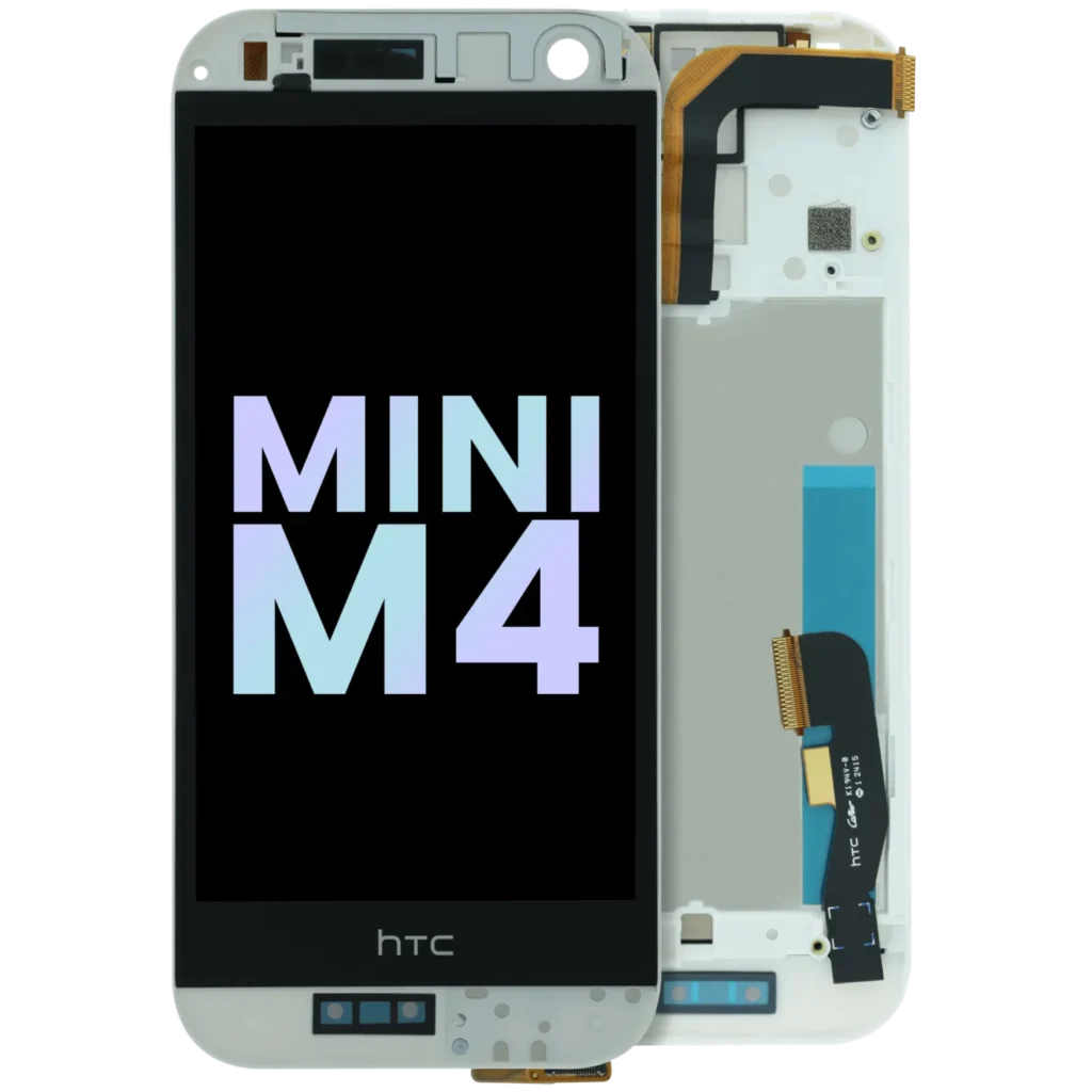LCD Assembly With Frame For HTC One Mini M4 (Genuine) (Silver)