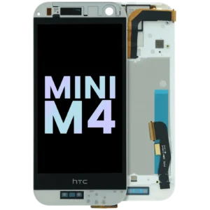 LCD Assembly With Frame For HTC One Mini M4 (Genuine) (Silver)