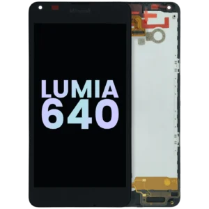 LCD Assembly With Frame For Microsoft Lumia 640 RM-1072 (Genuine) (Black)
