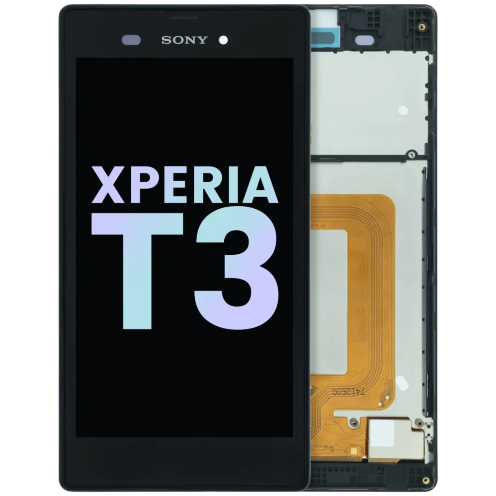 LCD Assembly With Frame For Sony Xperia T3 D5103 (Genuine) (Black)