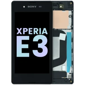 LCD Assembly With Frame For Sony Xperia E3 D2202 (Genuine) (Black)
