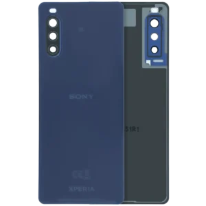 Back Cover Glass For Sony Xperia 10 II (Genuine) (Blue)