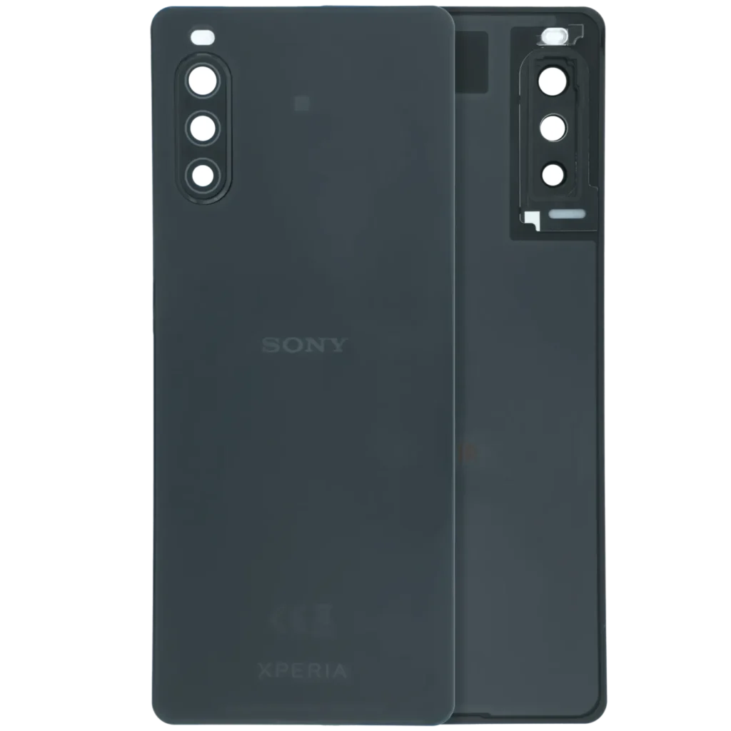 Back Cover Glass For Sony Xperia 10 II (Genuine) (Black)