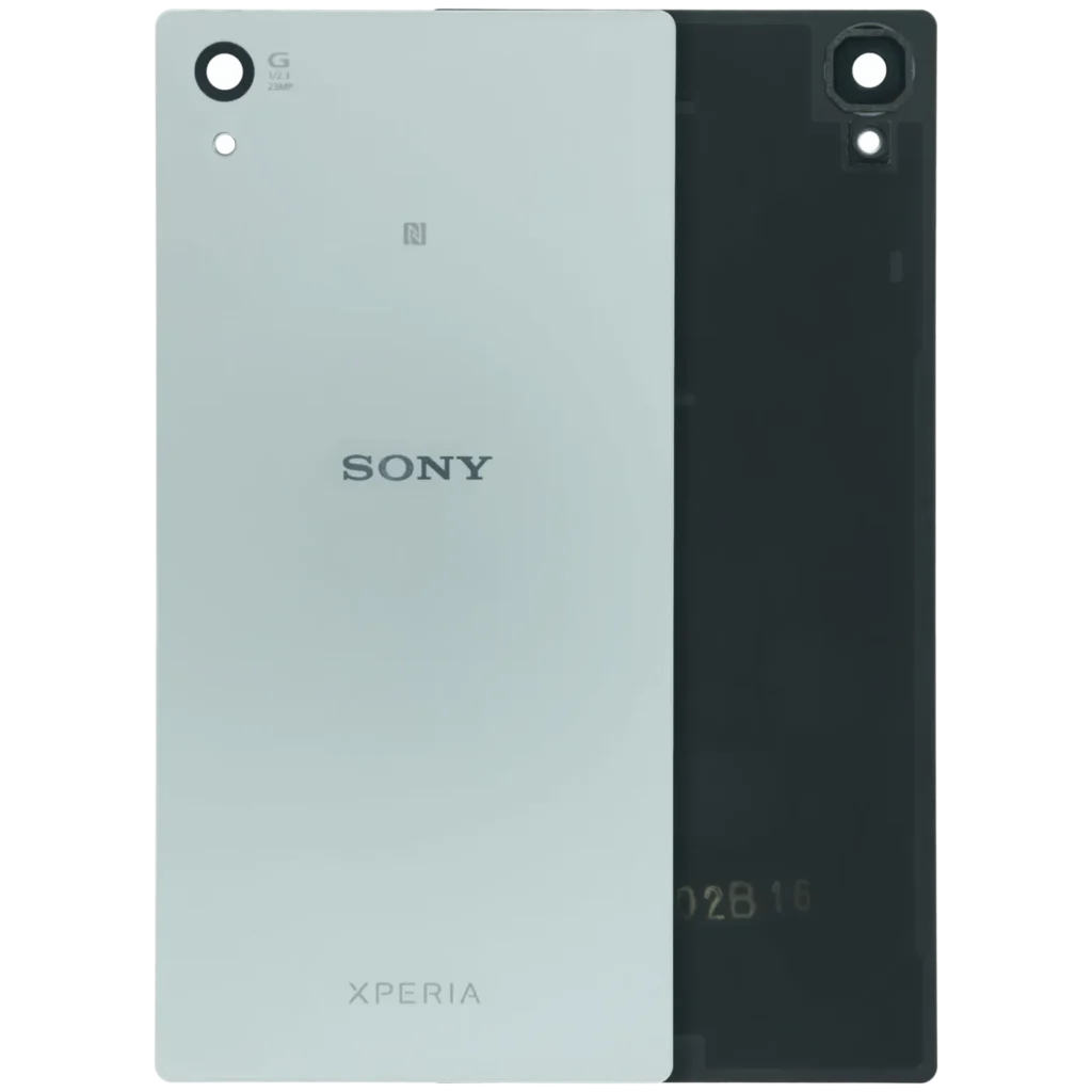 Back Cover Glass For Sony Xperia Z5 (Genuine) (White)