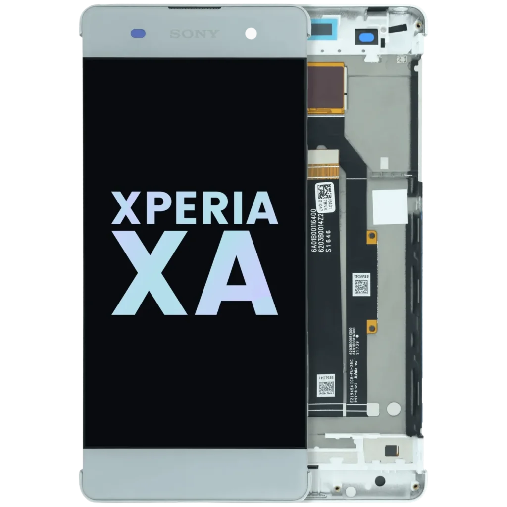 LCD Assembly With Frame For Sony Xperia XA (Genuine) (White)