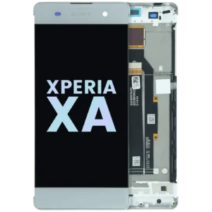 LCD Assembly With Frame For Sony Xperia XA (Genuine) (White)