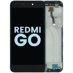 LCD Assembly With Frame Compatible For Xiaomi Redmi Go (Genuine) (Black)