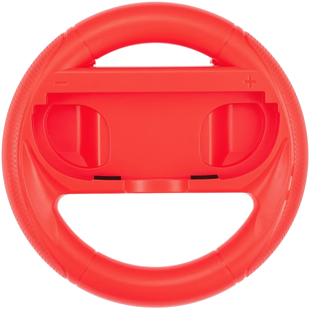 Racing Steering Wheel For Nintendo Switch 2 Joy-Con Controller (Red)