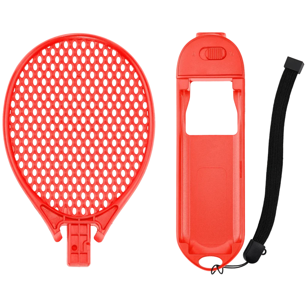 Tennis Racket For Nintendo Switch 2 Joy-Con Controller (Red) (2 Pack)