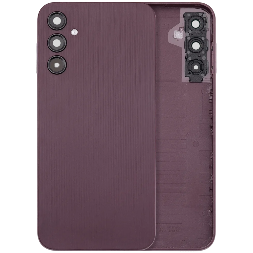 Back Cover With Camera Lens For Samsung Galaxy A14 4G (A145 / 2023) (No Logo) (Aftermarket Plus) (Dark Red)