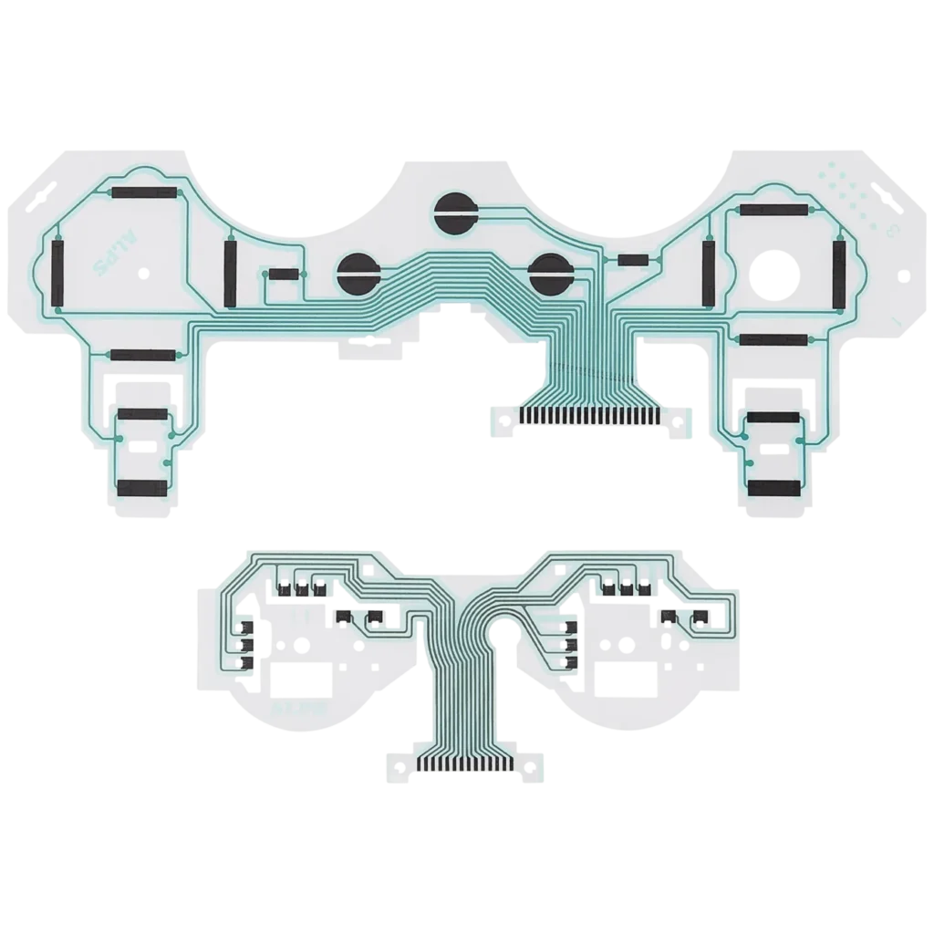 Conductive Film Keypad Ribbon Cable For PlayStation 3 Controller CECH-ZC2U (Model：SA1QW224A / SA1Q222A) (2 Pack)