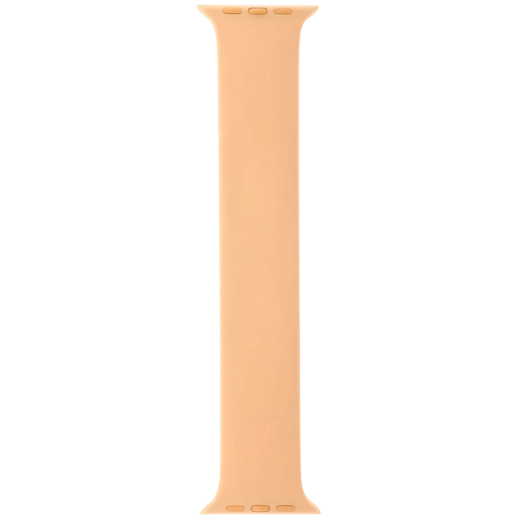 Apple Solo Loop Band for Apple Watch 44MM / 45MM / 46MM / 49MM (Size 6, Medium) (OEM Brand New, Retail Packaging) (Orange Sorbet)