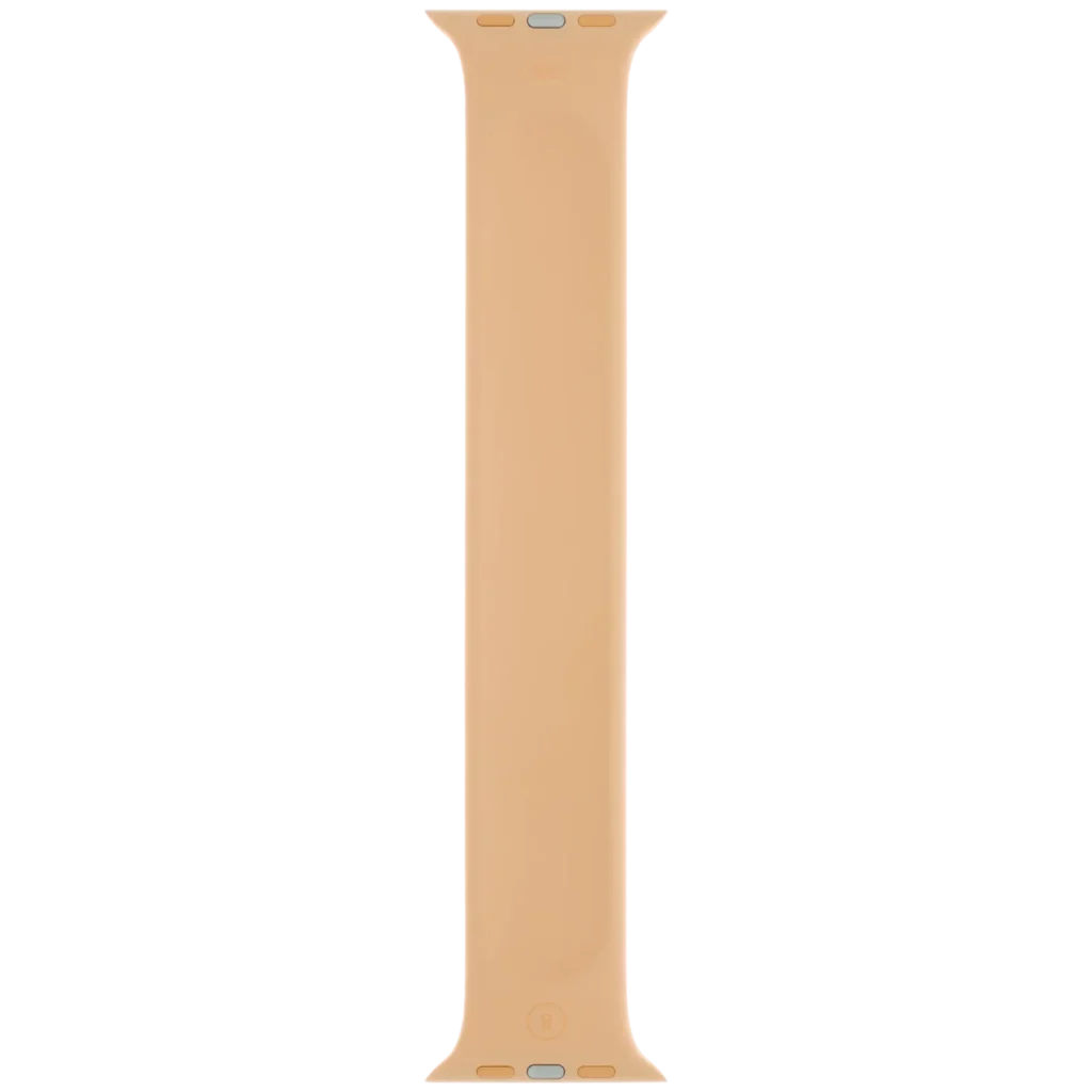 Apple Solo Loop Band for Apple Watch 44MM / 45MM / 46MM / 49MM (Size 8, Medium) (OEM Brand New, Retail Packaging) (Orange Sorbet)