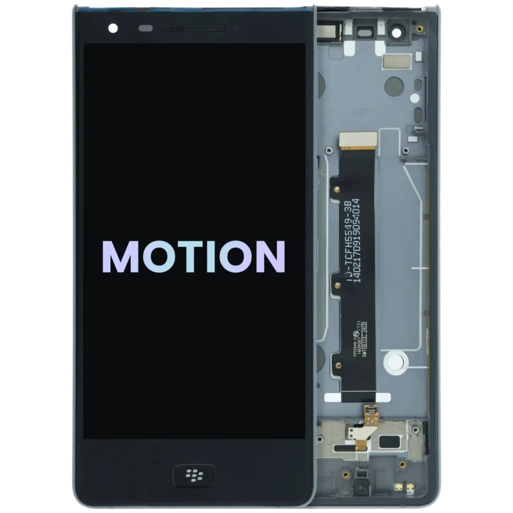 LCD Assembly With Frame For BlackBerry Motion (Genuine OEM) (Grey Aluminum)