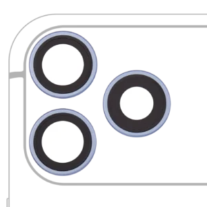 Back Camera Lens With Bracket & Bezel For iPhone 18 Pro / 18 Pro Max (Premium) (Glacier)