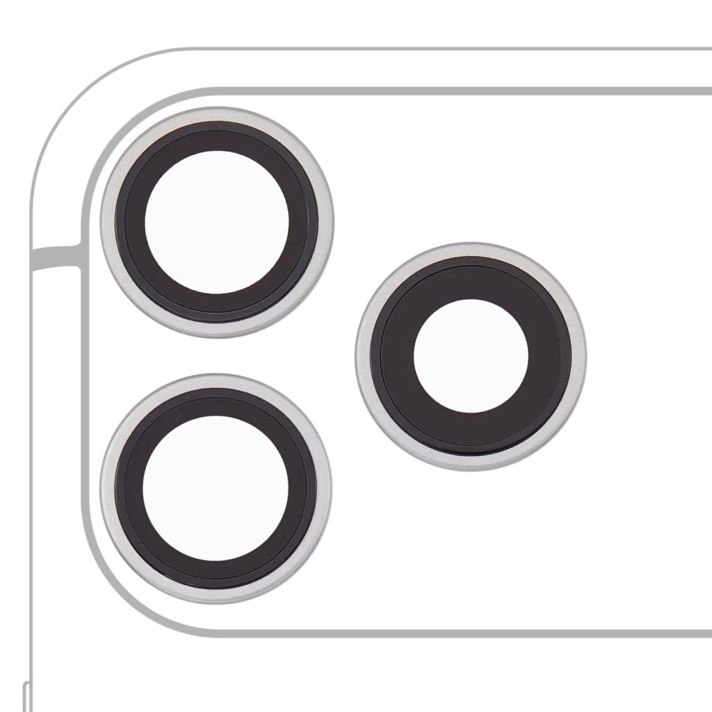 Back Camera Lens With Bracket & Bezel For iPhone 18 Pro / 18 Pro Max (Premium) (Silver)