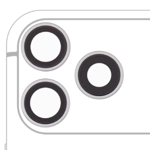 Back Camera Lens With Bracket & Bezel For iPhone 18 Pro / 18 Pro Max (Premium) (Silver)