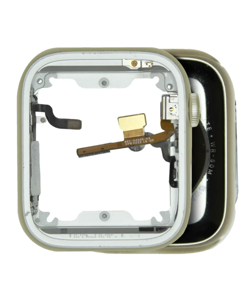 Housing Assembly For Watch Series 8 (45MM) (Aluminum/Starlight) (Cellular Version) (Used OEM Pull: Grade A)
