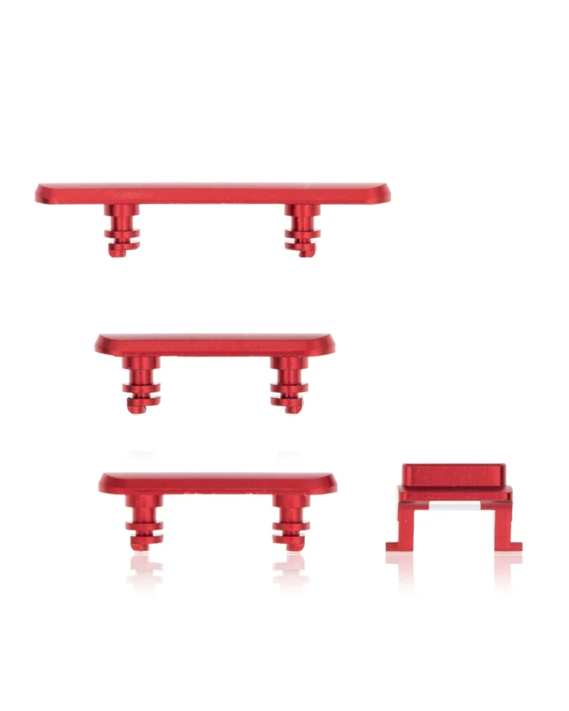 Hard Buttons (Power / Volume / Mute Switch) For iPhone XR (Red)