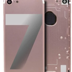 Back Housing W/ Small Parts For iPhone 7 (No Logo) (Aftermarket Plus) (Rose Gold)