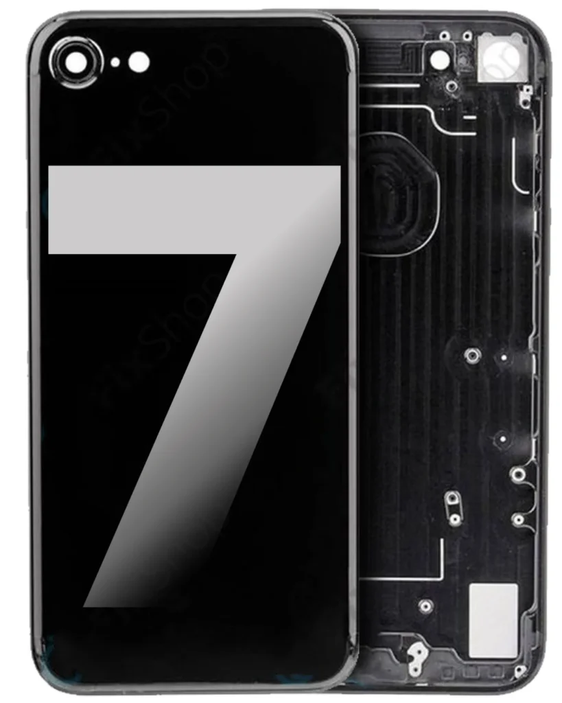 Back Housing Without Small Part for iPhone 7 (Jet Black)