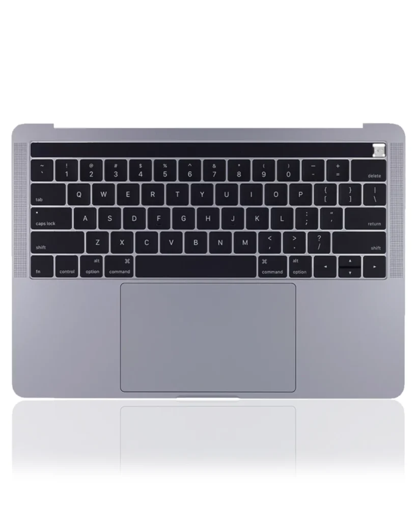 Top Case with Keyboard (ISO UK) and Trackpad For MacBook Pro 13" A1989 (2018-2019) (Used OEM Pull: Grade A) (Space Gray)