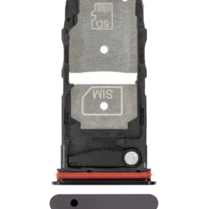 Single Sim Card Tray For Motorola Edge Plus 5G (XT2061 / 2020) (Black)