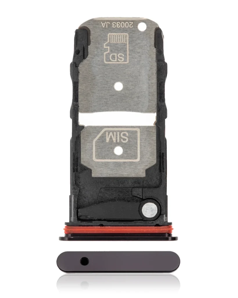 Single Sim Card Tray For Motorola Edge Plus 5G (XT2061 / 2020) (Black)