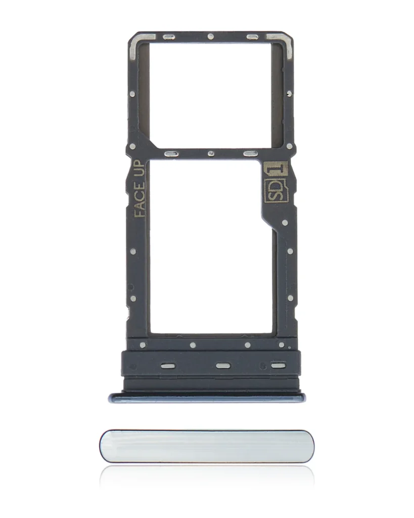 Single Sim Card Tray For Motorola Moto G Stylus 6.8" (XT2115 / 2021) (Aurora White)