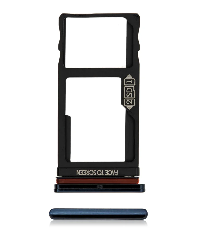Dual Sim Card Tray For Motorola One Fusion (XT2073 / 2020) (Deep Sapphire Blue)