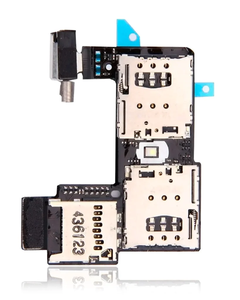 Sim Card Reader Flex With Board For Motorola Moto G2 (XT1068 / 2014) (Dual Sim)
