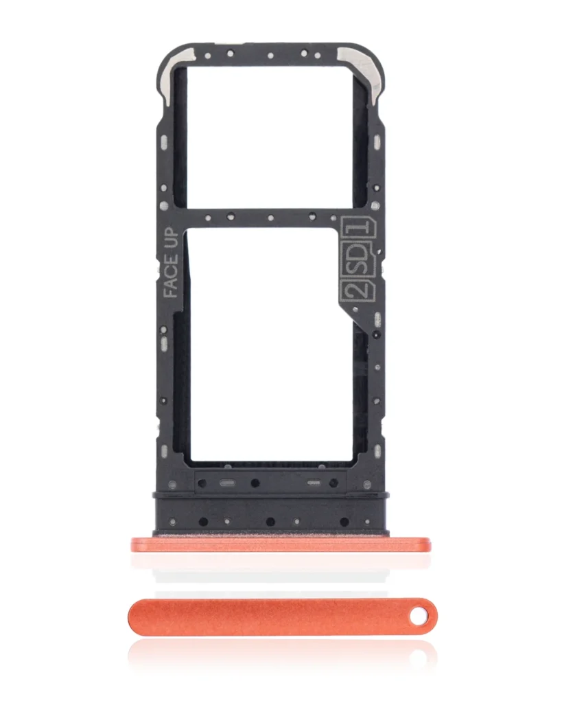 Dual Sim Card Tray For Motorola Moto E7 (XT2095 / 2020) (Satin Coral)
