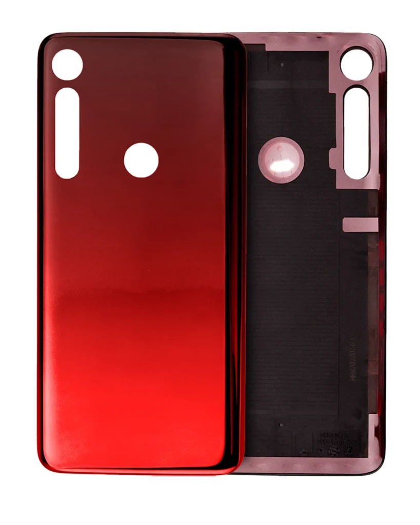 Back Cover Glass For Motorola One Macro (XT2016 / 2019) (Gradient / Red)