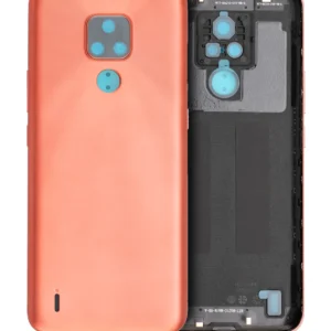 Back cover Glass For Motorola Moto E7 (XT2095 / 2020) (Satin Coral)
