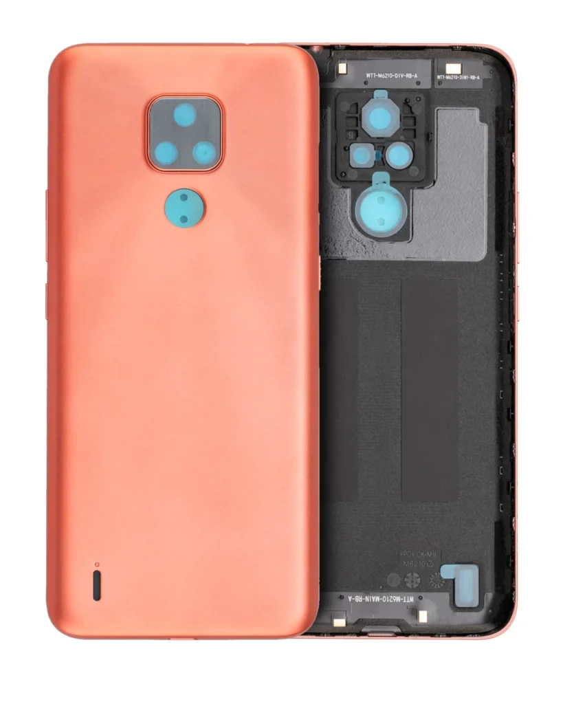 Back cover Glass For Motorola Moto E7 (XT2095 / 2020) (Satin Coral)