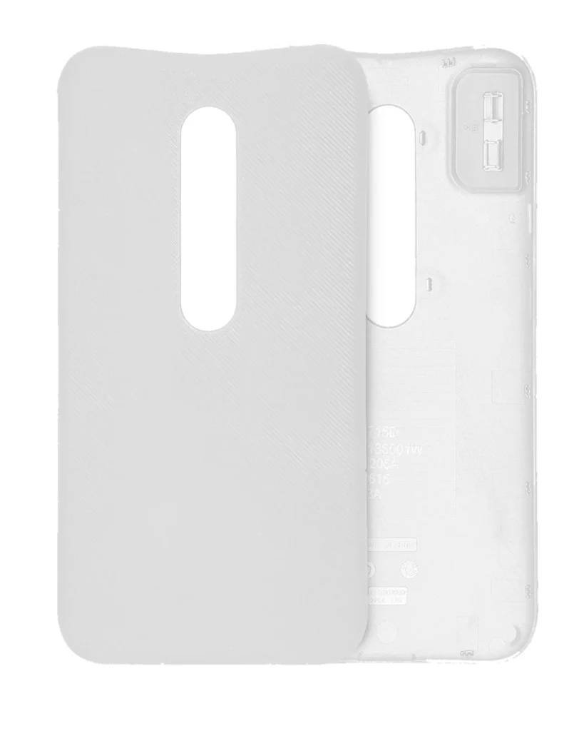 Back cover Glass For Motorola Moto G3 (XT1540 / 2015) (White)