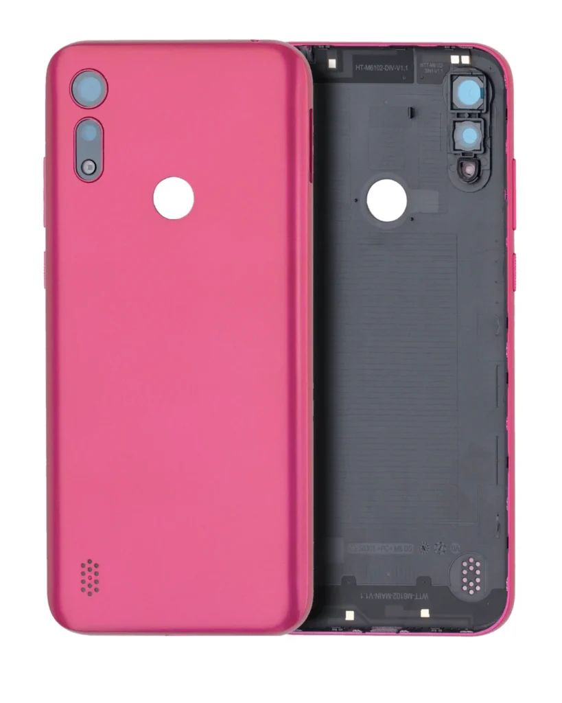 Back cover Glass For Motorola Moto E6i (XT2053-5 / 2021) (Pink)