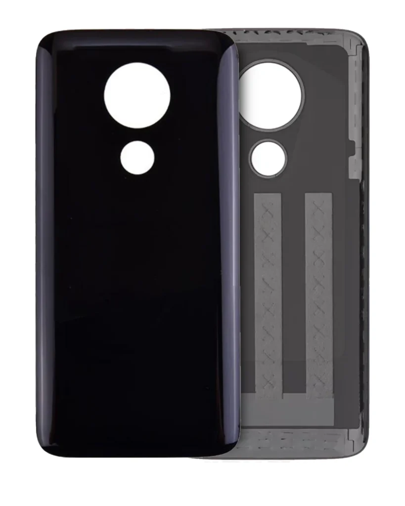 Back cover Glass For Motorola Moto G7 Power (XT1955 / 2019) (Ceramic Black)