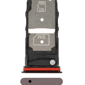 Single Sim Card Tray For Motorola Edge Plus 5G (XT2061 / 2020) (Smokey Sangria)