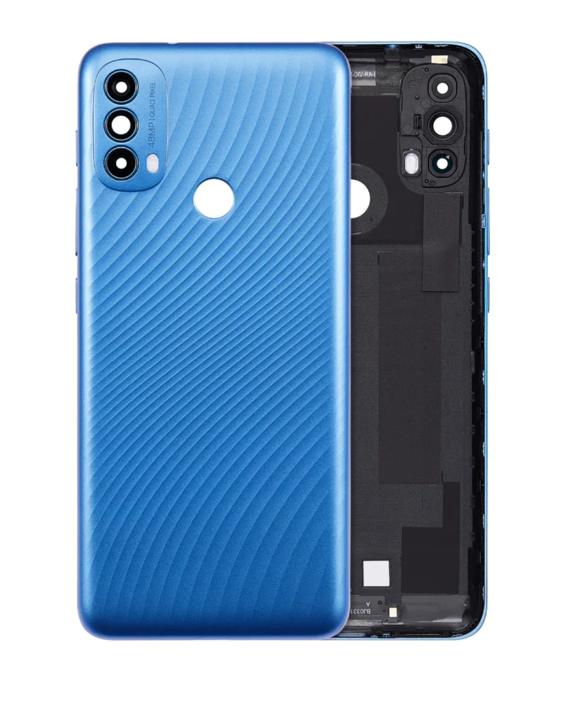 Back cover Glass For Motorola Moto E30 (XT2158-6 / 2021) (Digital Blue)