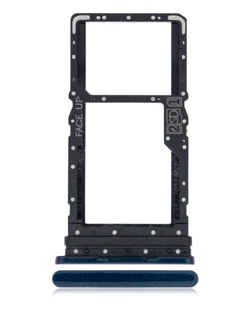 Dual Sim Card Tray For Motorola Moto G8 Power (XT2041-1 / XT2041-3 / 2020) (Capri Blue)