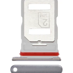 Dual Sim Card Tray For Motorola Edge 30 (XT2203 / 2022) (Supermoon Silver)