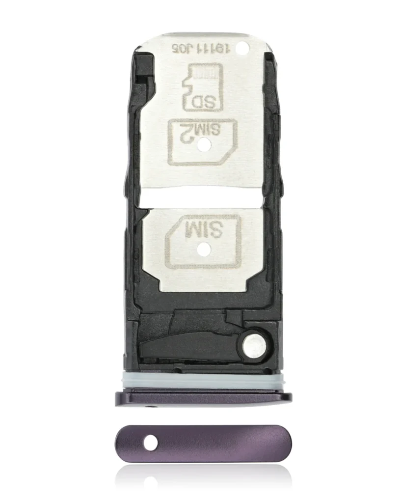 Dual Sim Card Tray For Motorola Moto Z4 (XT1980 / 2019) (Purple)